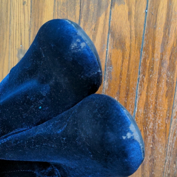 Blue velvet Candies booties - Picture 3 of 7